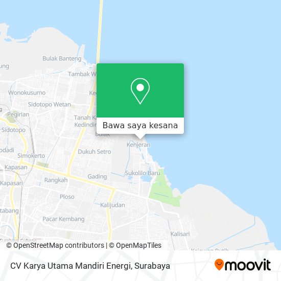 Peta CV Karya Utama Mandiri Energi