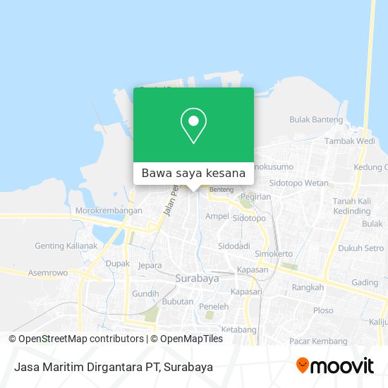 Peta Jasa Maritim Dirgantara PT