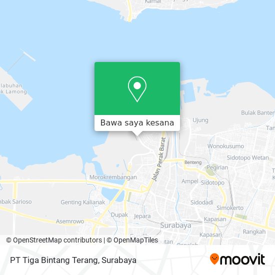Peta PT Tiga Bintang Terang