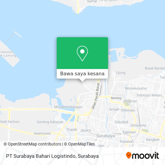 Peta PT Surabaya Bahari Logistindo