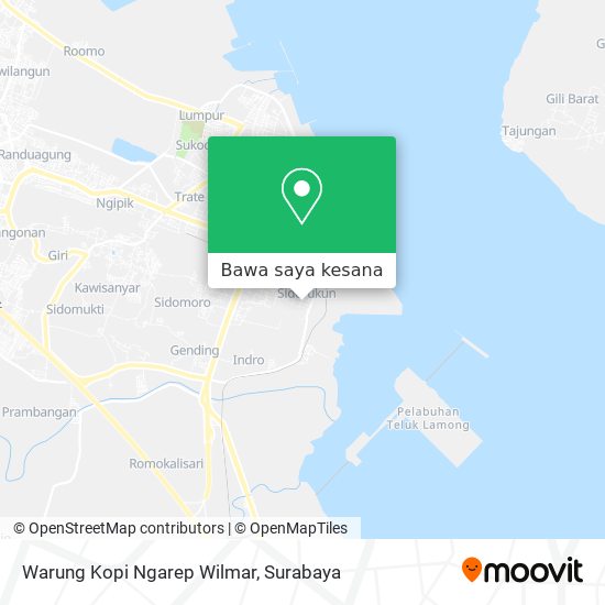 Peta Warung Kopi Ngarep Wilmar