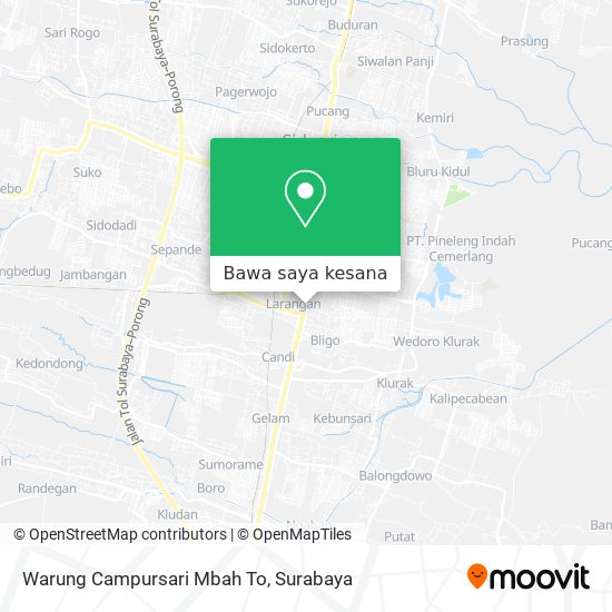 Peta Warung Campursari Mbah To