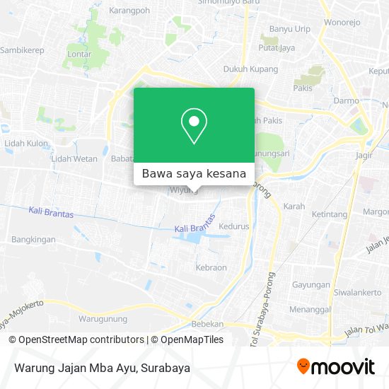 Peta Warung Jajan Mba Ayu