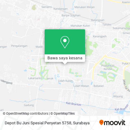 Peta Depot Bu Juni Spesial Penyetan 5758