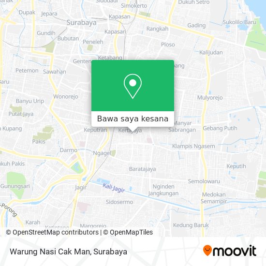Peta Warung Nasi Cak Man