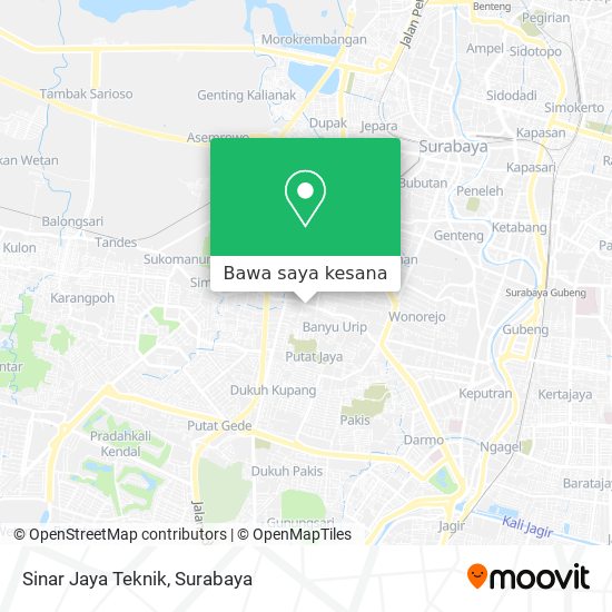 Peta Sinar Jaya Teknik