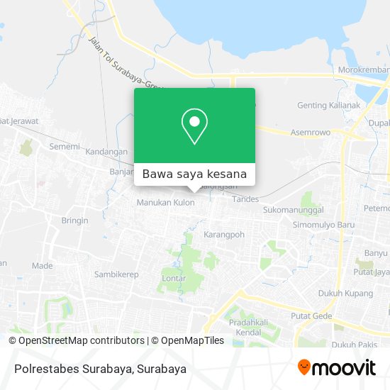 Peta Polrestabes Surabaya