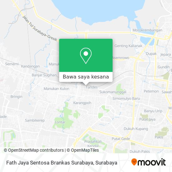 Peta Fath Jaya Sentosa Brankas Surabaya
