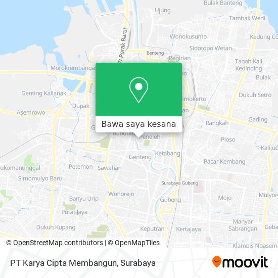 Peta PT Karya Cipta Membangun