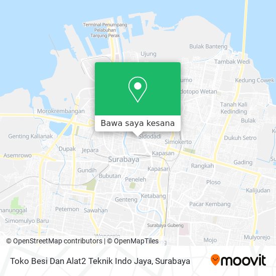 Peta Toko Besi Dan Alat2 Teknik Indo Jaya