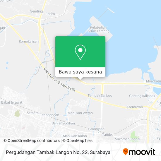 Peta Pergudangan Tambak Langon No. 22