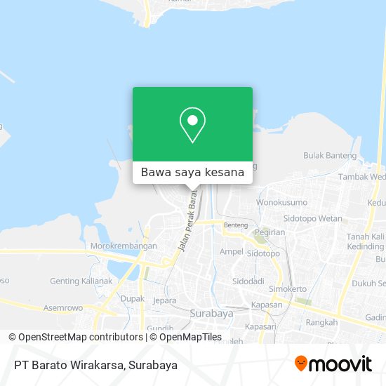 Peta PT Barato Wirakarsa