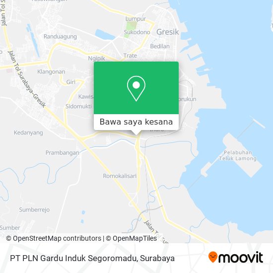 Peta PT PLN Gardu Induk Segoromadu