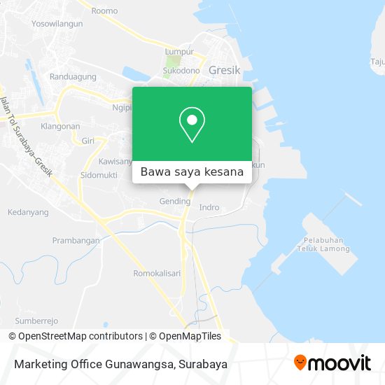 Peta Marketing Office Gunawangsa