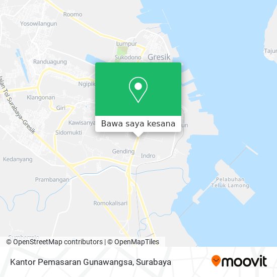 Peta Kantor Pemasaran Gunawangsa