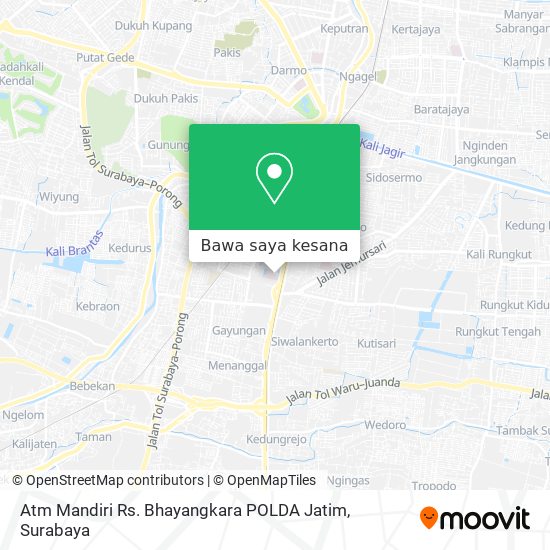 Peta Atm Mandiri Rs. Bhayangkara POLDA Jatim