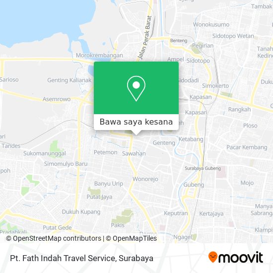 Peta Pt. Fath Indah Travel Service