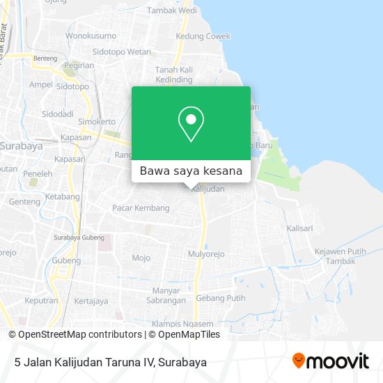 Peta 5 Jalan Kalijudan Taruna IV