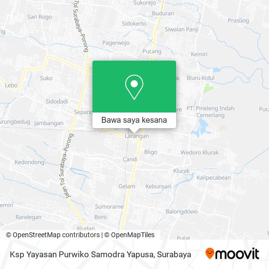 Peta Ksp Yayasan Purwiko Samodra Yapusa