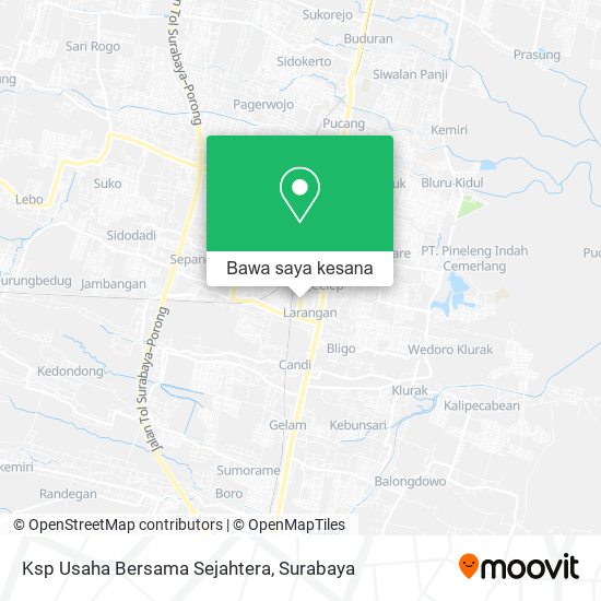 Peta Ksp Usaha Bersama Sejahtera