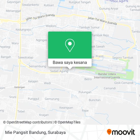 Peta Mie Pangsit Bandung
