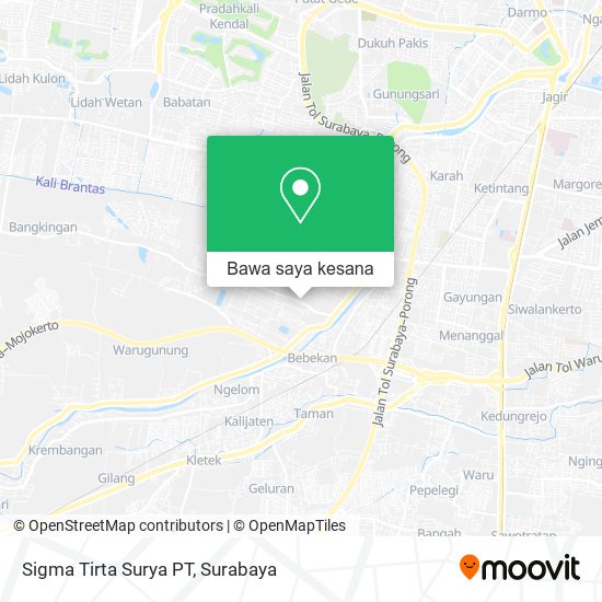 Peta Sigma Tirta Surya PT