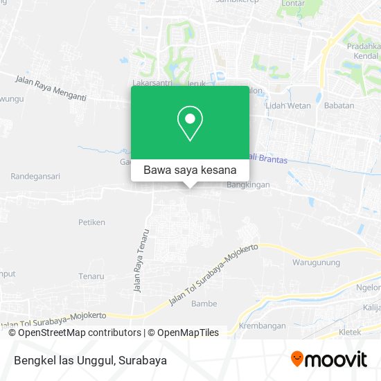 Peta Bengkel las Unggul
