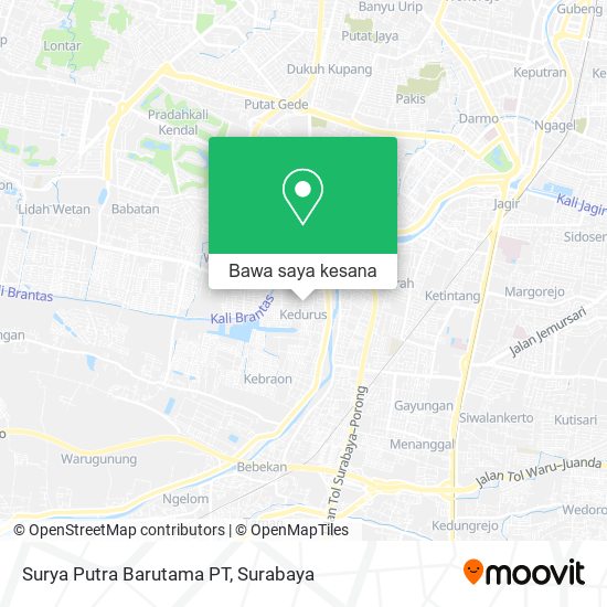 Peta Surya Putra Barutama PT