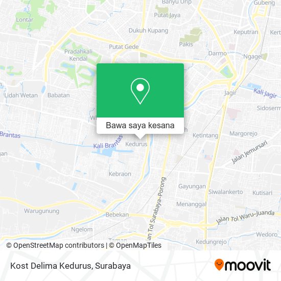 Peta Kost Delima Kedurus