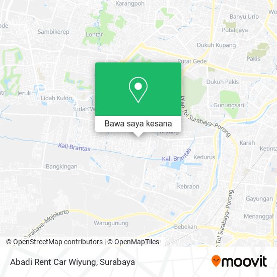 Peta Abadi Rent Car Wiyung