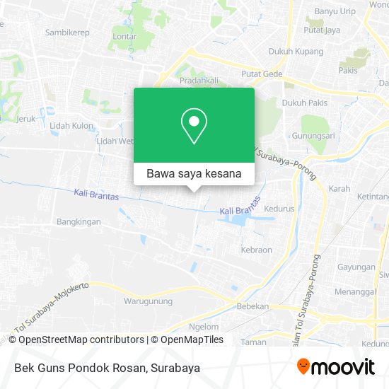 Peta Bek Guns Pondok Rosan