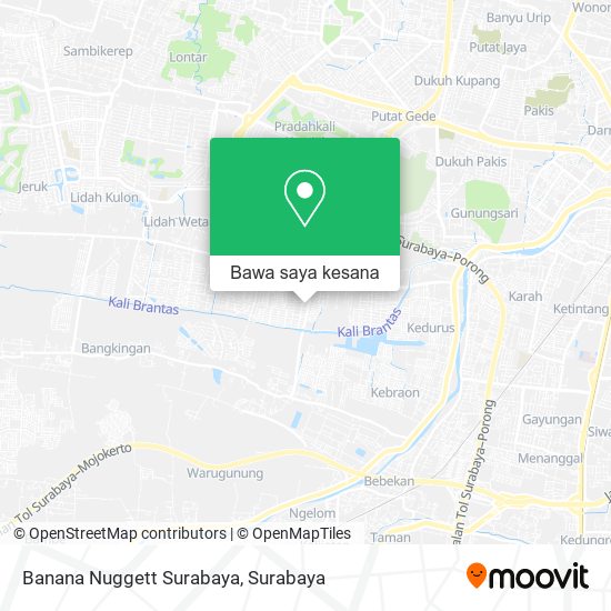 Peta Banana Nuggett Surabaya