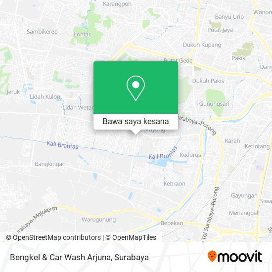Peta Bengkel & Car Wash Arjuna