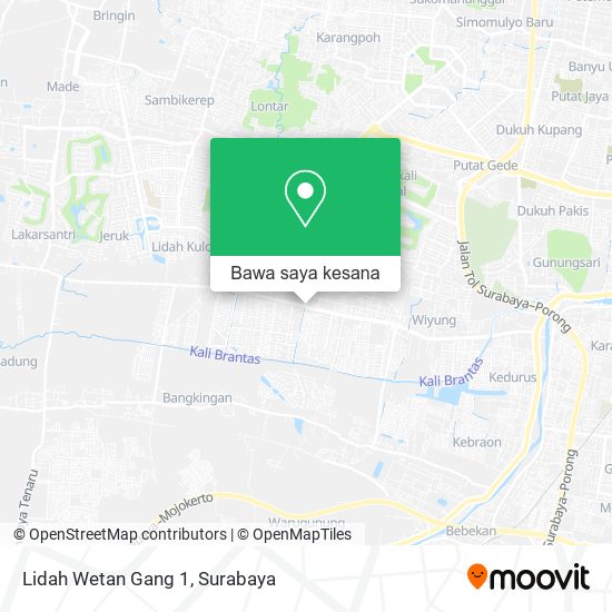 Peta Lidah Wetan Gang 1