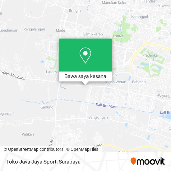 Peta Toko Java Jaya Sport