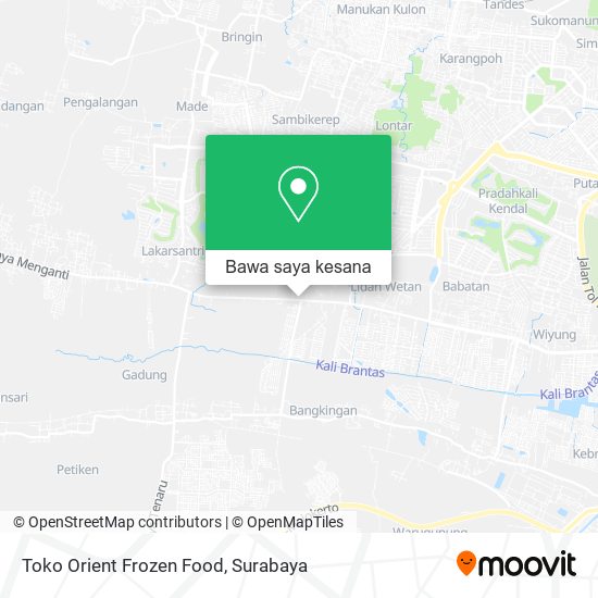 Peta Toko Orient Frozen Food