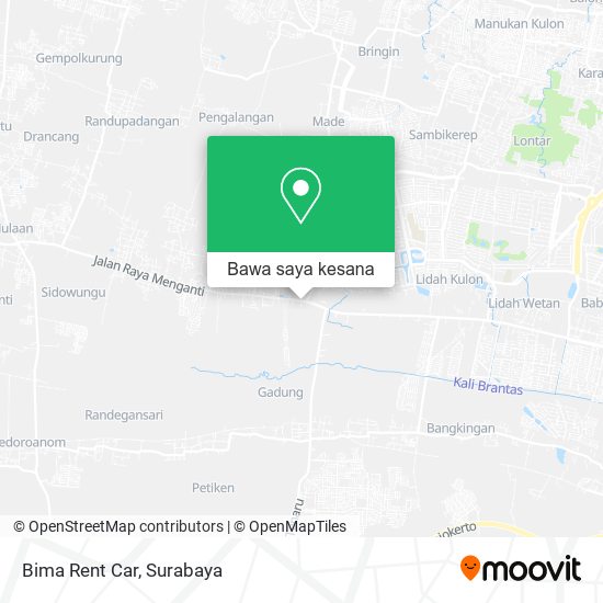 Peta Bima Rent Car