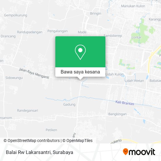 Peta Balai Rw Lakarsantri