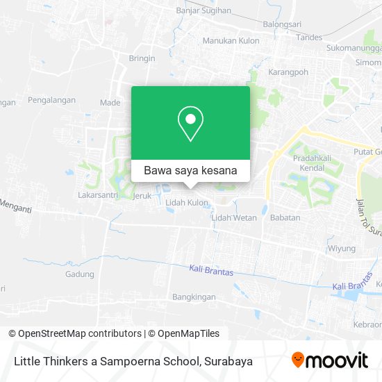 Peta Little Thinkers a Sampoerna School