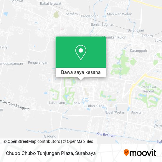 Peta Chubo Chubo Tunjungan Plaza