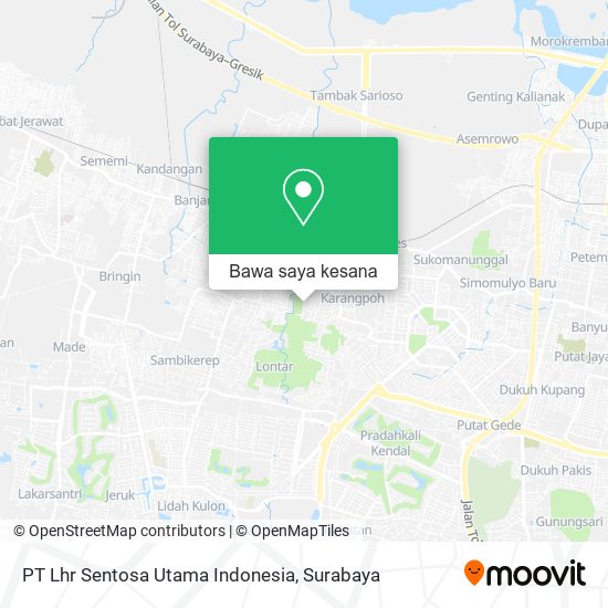 Peta PT Lhr Sentosa Utama Indonesia