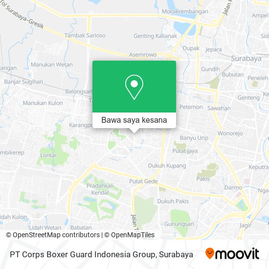 Peta PT Corps Boxer Guard Indonesia Group