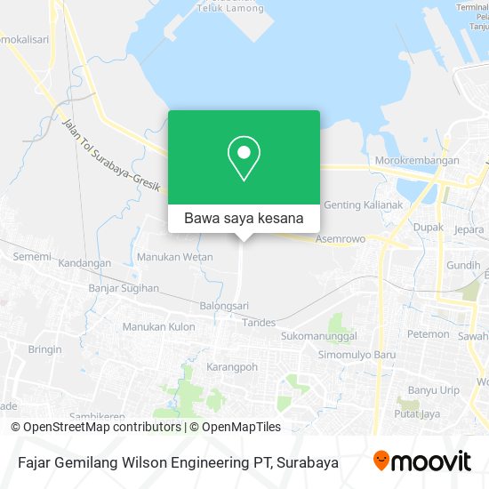 Peta Fajar Gemilang Wilson Engineering PT