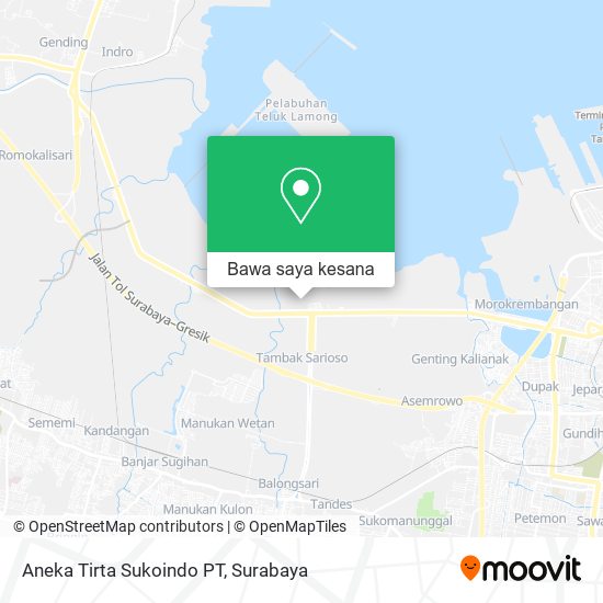 Peta Aneka Tirta Sukoindo PT