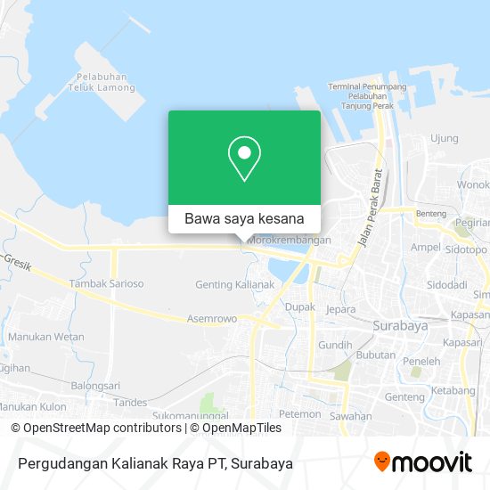 Peta Pergudangan Kalianak Raya PT