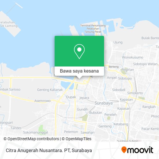 Peta Citra Anugerah Nusantara. PT