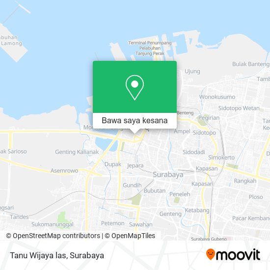 Peta Tanu Wijaya las