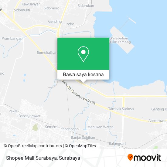 Peta Shopee Mall Surabaya