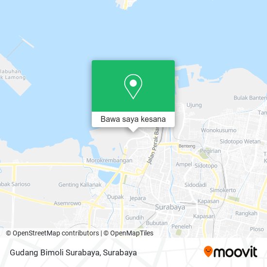 Peta Gudang Bimoli Surabaya
