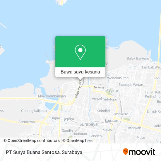 Peta PT Surya Buana Sentosa